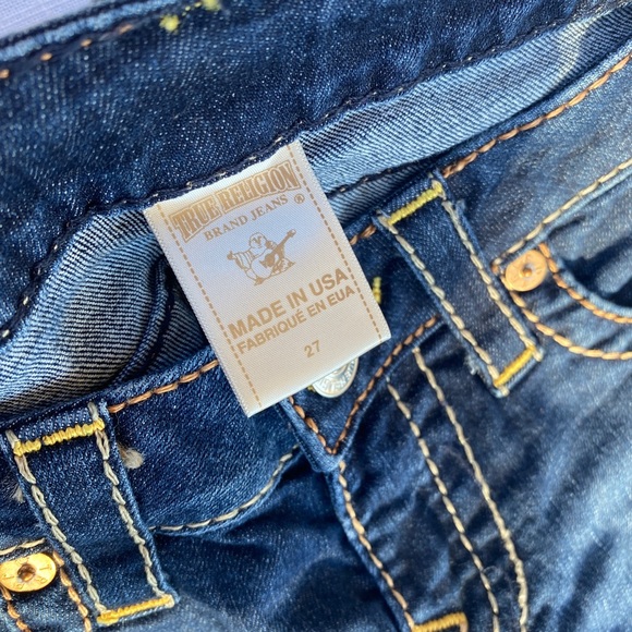 True religion women’s denim jeans size 27 Boot cut - Picture 4 of 7